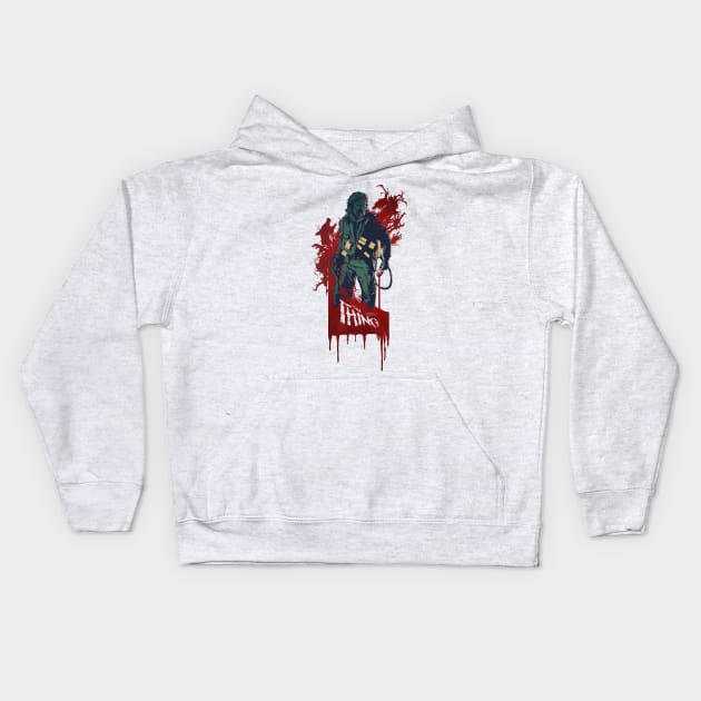 The Thing (By Alexey Kotolevskiy) Kids Hoodie by Kotolevskiy